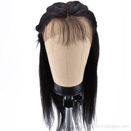 Wholesale Straight Wave 100% Cuticle Aligned  Full Lace Frontal for Black Women HD Lace Front Human Hair Wigs